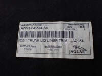 фото thumb №9, Карта кришки багажника jaguar xj x351 aw93f45594aa зад