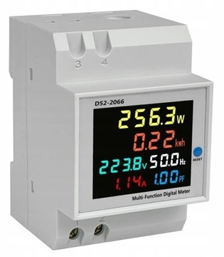 ВОЛЬТМЕТР АМПЕРМЕТР AC 230 В 100 А DIN V A W COS