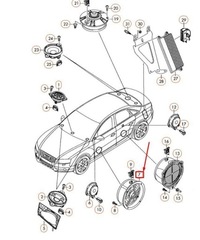 фото thumb №5, Динамік басовий середнього діапазону vag audi a4 a5 rs5 оригінальний