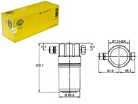 фото thumb №1, Осушувач кондиціонера hella 4b0820193 4b0820192 8a