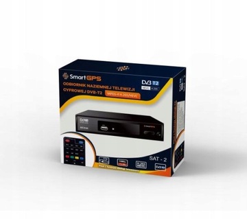 Декодер ТВ-тюнер DVB-T2 с функцией SmartGPS и поддержкой SAT-2, USB, HDMI и EPG