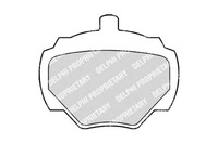 фото thumb №2, Комплект тормозных колодок тормозных delphi rtc3164 gbp266