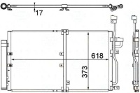 Купить Конденсатор кондиционера opel antara 2,0d 06- с osu, фото thumb