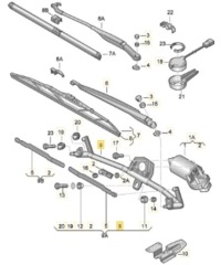 фото thumb №12, Механизм стеклоочистителя перед vw golf iv 4 1996-2003