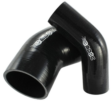 MDC SILICONE ELBOW 45mm 90s ЧЕРНЫЙ турбовпускной коллектор