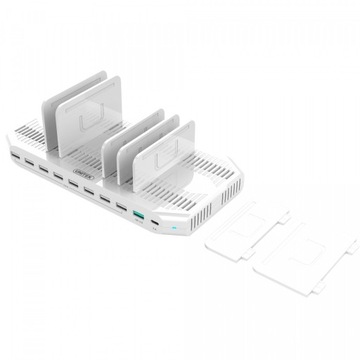 Зарядная станция 10 x USB 160 Вт, QC3.0, USB-C, Y