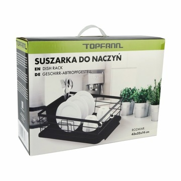 Topfann черный стоячий сушилка