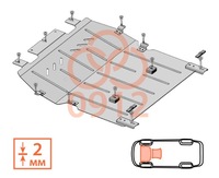 фото thumb №5, Стальной защита pod двигатель citroen berlingo iii
