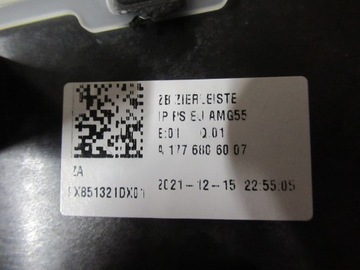 фото thumb №6, Mercedes w177 amg планка консолі dekor led декоративна