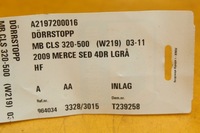 фото thumb №9, Обмежувач двері праві перед mercedes w219 cls a2197200016