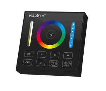 RGB+CCT 1-зонная настенная панель 2xAAA Mi-Light B0B черная