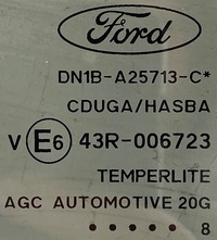 фото thumb №2, Ford ecosport ii st-line lift 18 r стекло боковая дверь левая задняя