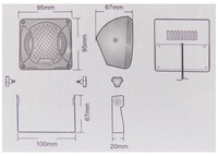 фото thumb №10, Динаміки колонки автомобільні zabudowane + тримачі