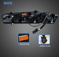 фото thumb №8, Chevrolet camaro 2016- лампа лампы задняя led kpl vland тонированные + задний ход eu