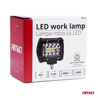 фото thumb №10, Лампа рабочая противотуманная фара led прожектор 20xled naświetlacz 12v 24v противотуманные фары