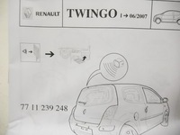 фото thumb №8, Набор сигнализационный renault twingo ii 07-14 7711239248