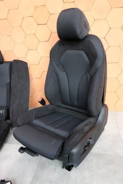 фото thumb №10, Bmw g30 м-пакет sport салон сидіння диван тунель обшивки з підігрівом 20 km