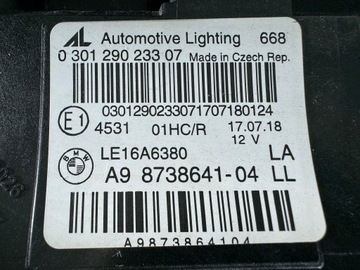 фото thumb №12, Bmw 2 f45 f46 lci рестайлінг повний led лампа ліва перед фара eur