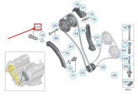Натягувач ланцюга розподільного валу bmw 5 e60 11311439552 1439552 Доставка, фото thumb