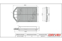 фото thumb №1, Drive+ фильтр воздуха honda 2.4b 09- cr-v iii