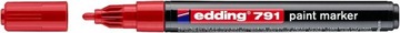 Marker olejowy Edding 791 czerwony okr.