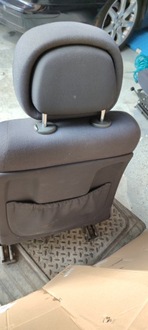 фото thumb №10, Mercedes w203 сиденье левый granatowy перед lift