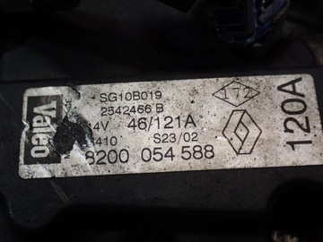 фото thumb №10, Renault scenic i 99-03 1.9 d генератор 8200054588