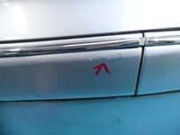 фото thumb №8, Бампер задняя mercedes w203 00-04 серебристый sedan