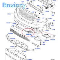 фото thumb №9, Защита лампы противотуманной автомобиля rnvinry do land rovera range rovera velar 18-21