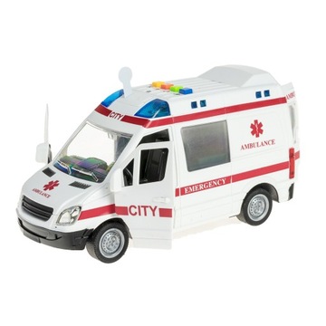 AMBULANS VAN pojazd ŚWIATŁO DŹWIĘK