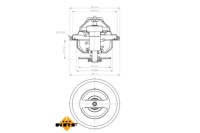 фото thumb №6, Термостат жидкость охлаждающей mercedes actros actros mp2 mp3 atego