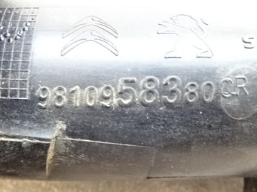 фото thumb №10, Citroen c3 aircross 1.5 блакитний hdi труба повітропровід повітря 9810958380