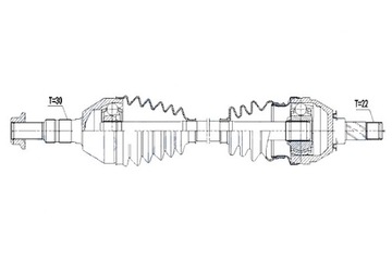 фото thumb №11, Полуось приводная opel vectra c 1.6 1.8 02- signum 1.8 03- fiat croma
