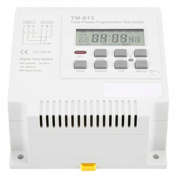 ТРЕХФАЗНЫЙ ТАЙМЕР 380В TM-613
