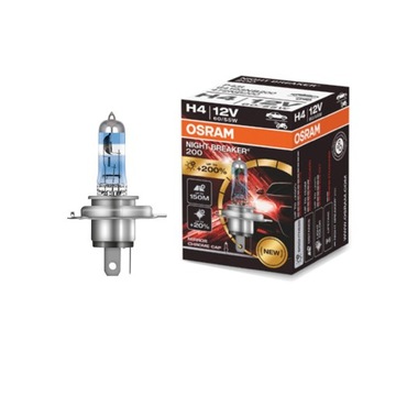 Лазерная лампа Osram H4 Night Breaker +200% +150м