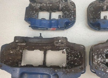 фото thumb №16, Audi q7 4l s-line суппорт зажимы тормозные перед зад brembo комплект