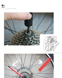 фото thumb №13, Ключ торцевий do колеса маховика roweru знімач do колеса маховика інструмент do ремонту велосипедів з prętem do t