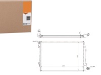 Радиатор воды audi a3 03- 53814 nrf в Украине, фото thumb