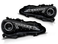 фото thumb №1, Лампы передние ксенон d4s фары led drl black do toyota gt86 12-16