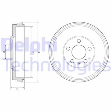 фото thumb №3, Барабан зад seat toledo iv skoda rapid 12-19