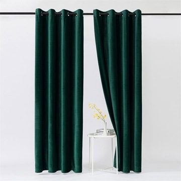 Штора VELVET VELUR SUEDE145x250 бутылочно-зелёный