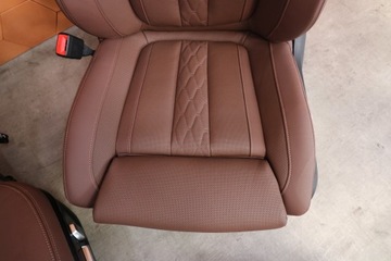 фото thumb №11, Bmw x5 g05 lci салон сидіння диван обшивки merino коричневе 3 rzędy вентиляція