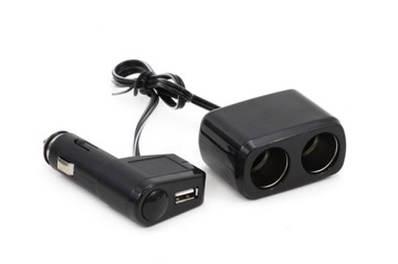фото thumb №1, Разветвитель разветвитель прикуривателя 2+1usb 12/24v