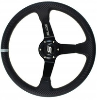 фото thumb №1, Руль спортивная et-35 чёрная образец карбон slide предназначенная ступица bmw e46