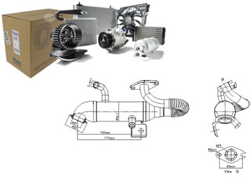 фото thumb №1, Радіаторів вихлопних газів ford focus i tourneo connect transit connect 1.8d