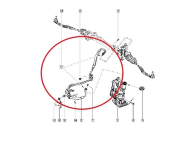 фото thumb №12, Шланг підсилювача системи кермового renault