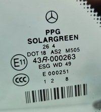 фото thumb №2, Скло кузовна лівий задня mercedes r-kl w251