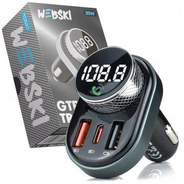 Аудио Bluetooth для автомобиля через прикуриватель + зарядка через USB от автомобиля