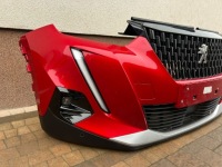 Peugeot 2008 2 бампер перед 6 с pdc на фонари full светодиоды evh бордовые 2019- Киев, фото thumb