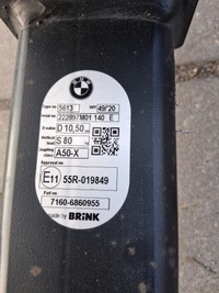 фото thumb №10, Bmw x1 f48 балка hak буксирувальний задній зад 6860955